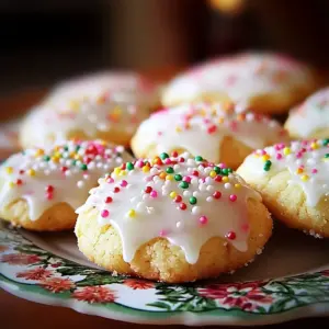Delicious anise cookies from Italy with a fragrant flavor