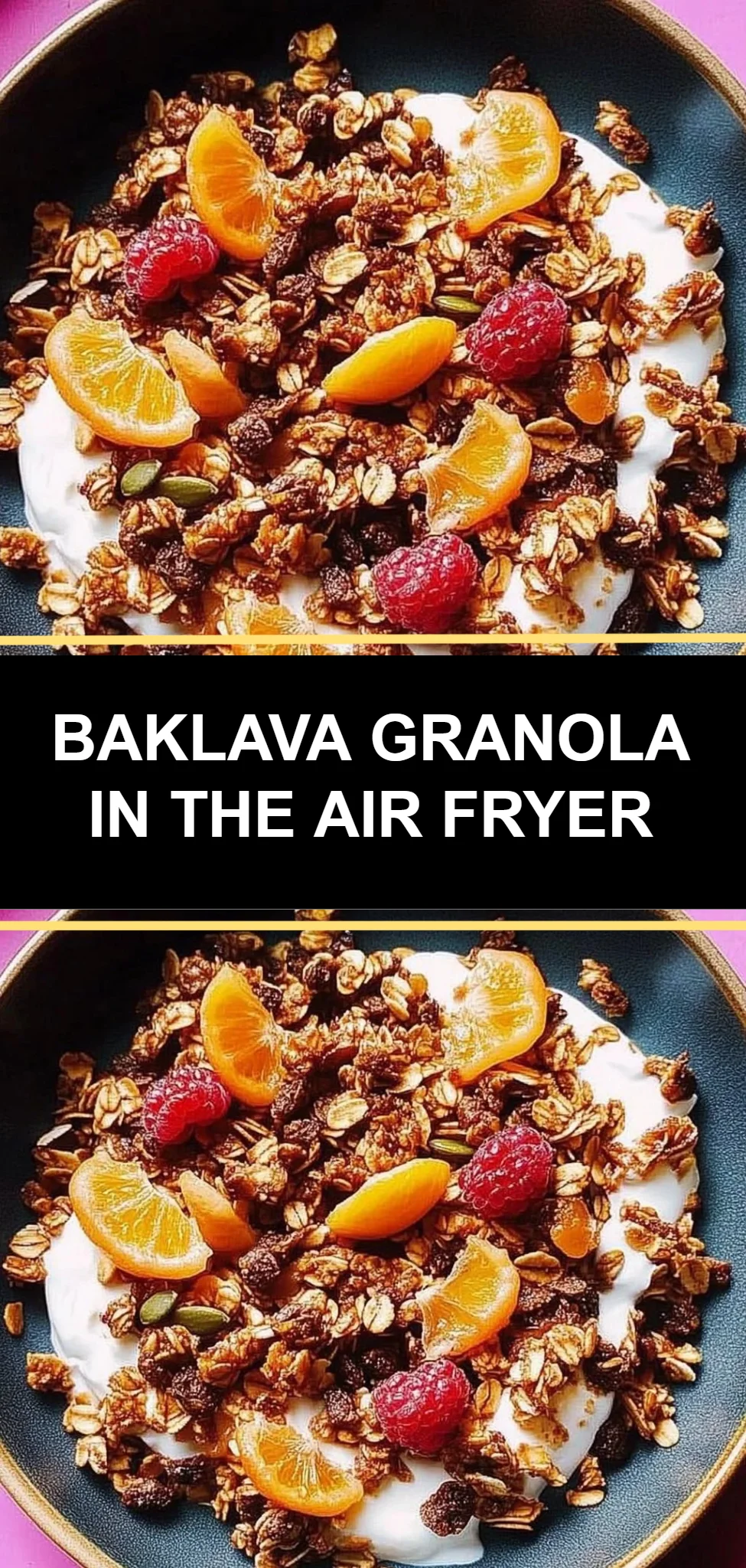 Baklava Granola in the Air Fryer