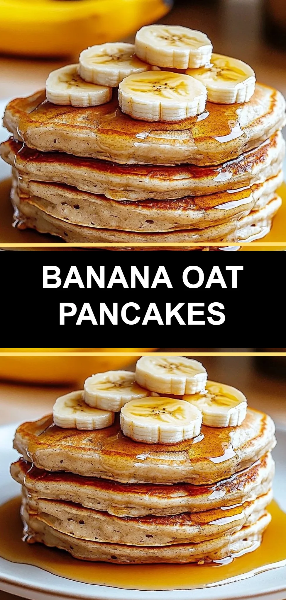 Banana Oat Pancakes