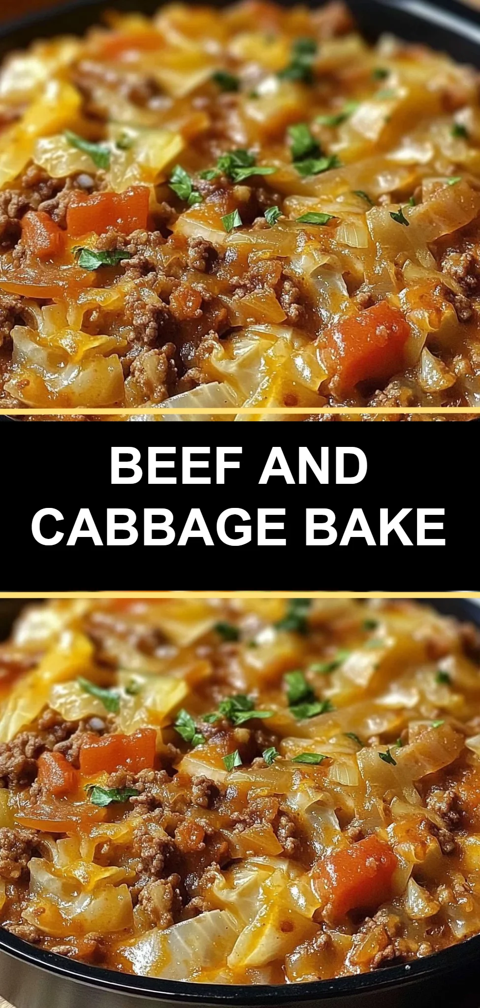 Beef and Cabbage Bake