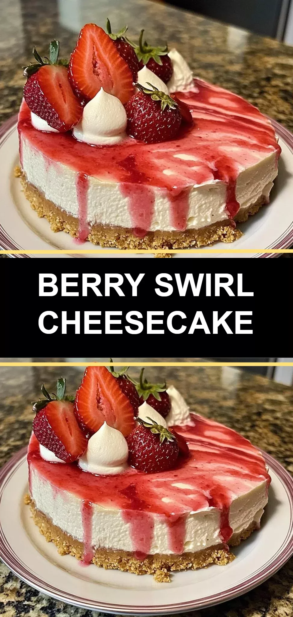 Berry Swirl Cheesecake