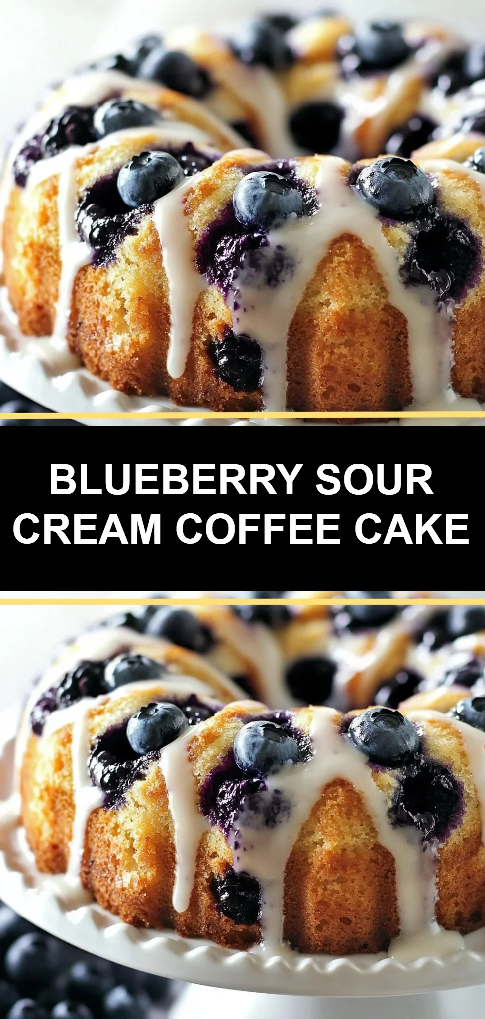 Blueberry Sour Cream Coffee Cake