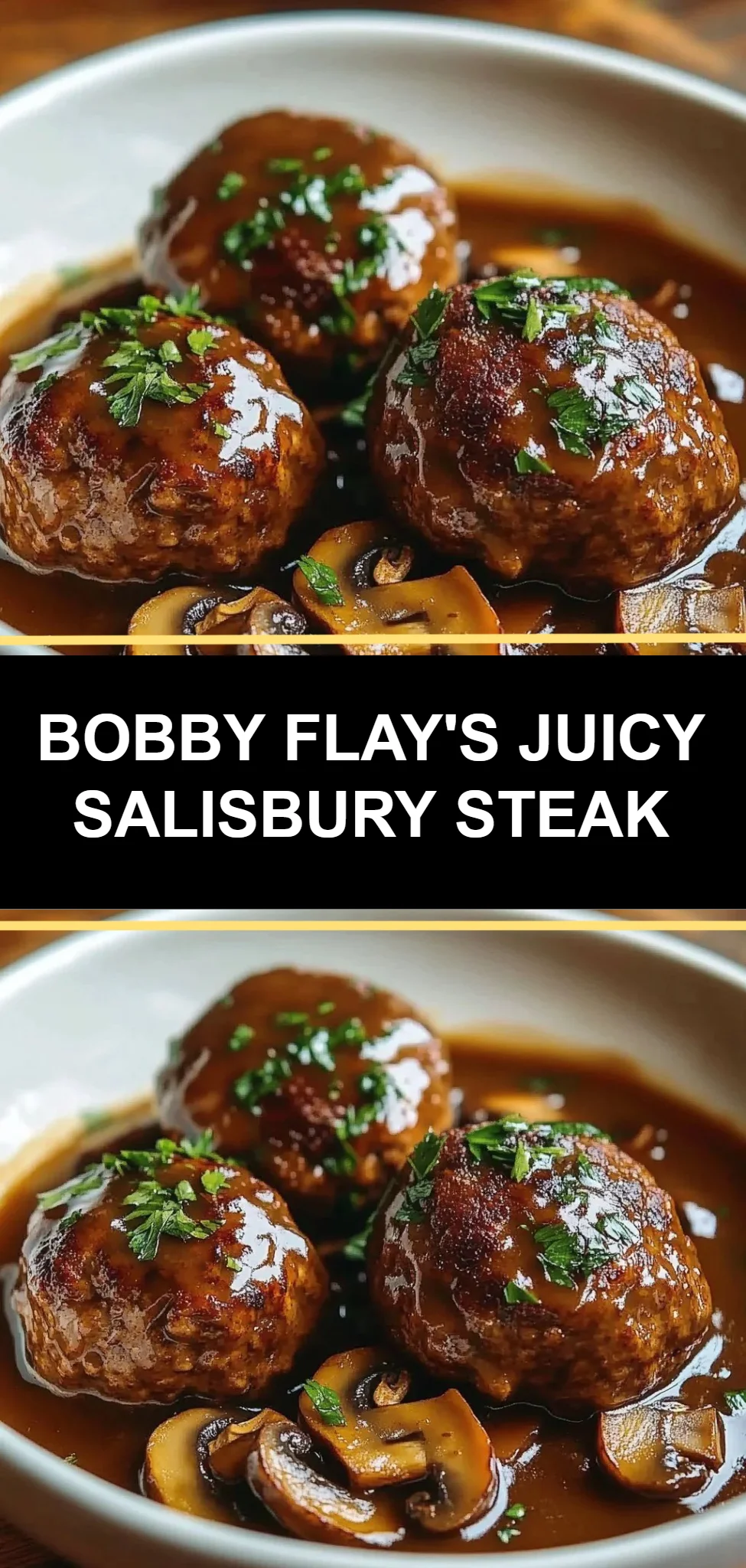 Bobby Flay's Juicy Salisbury Steak