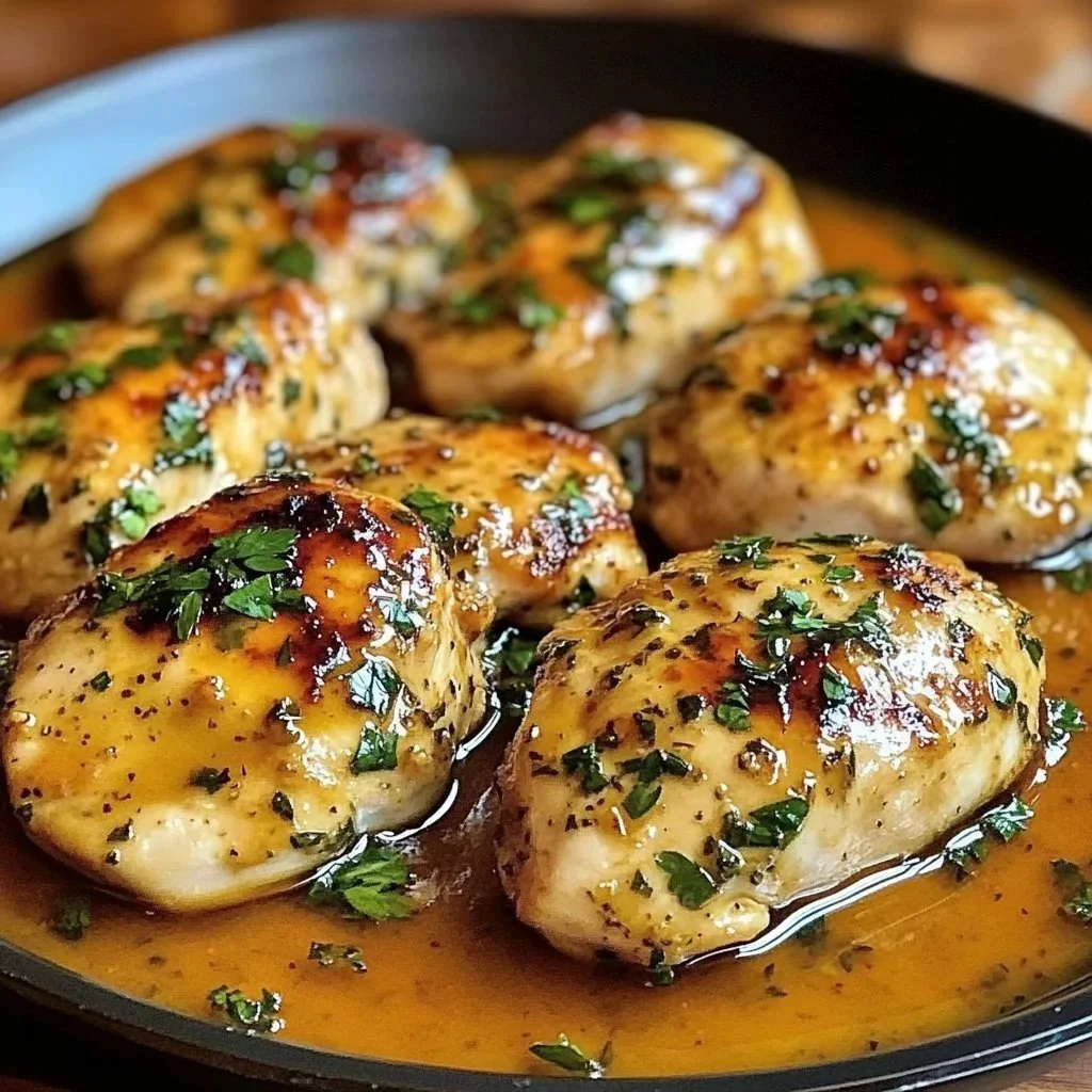 Delicious butter chicken skillet with creamy sauce and tender chicken pieces