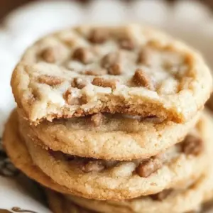 Buttery toffee icebox cookies on a cooling rack