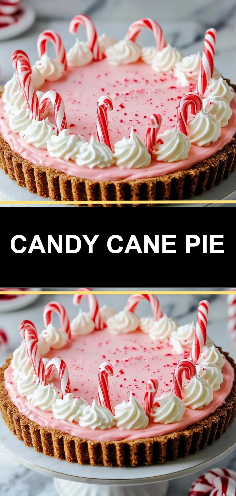 Candy Cane Pie