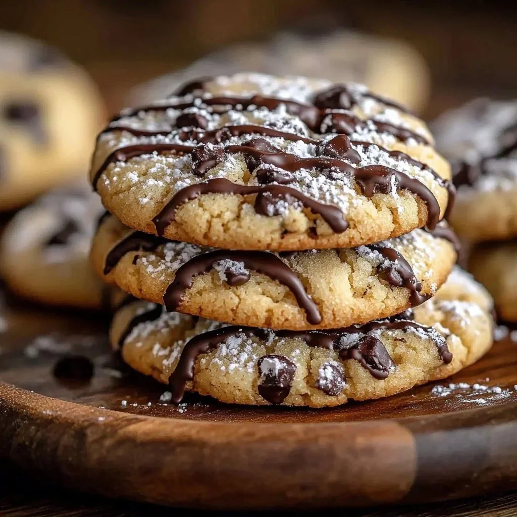 Delicious homemade cannoli cookies filled with sweet ricotta cream.