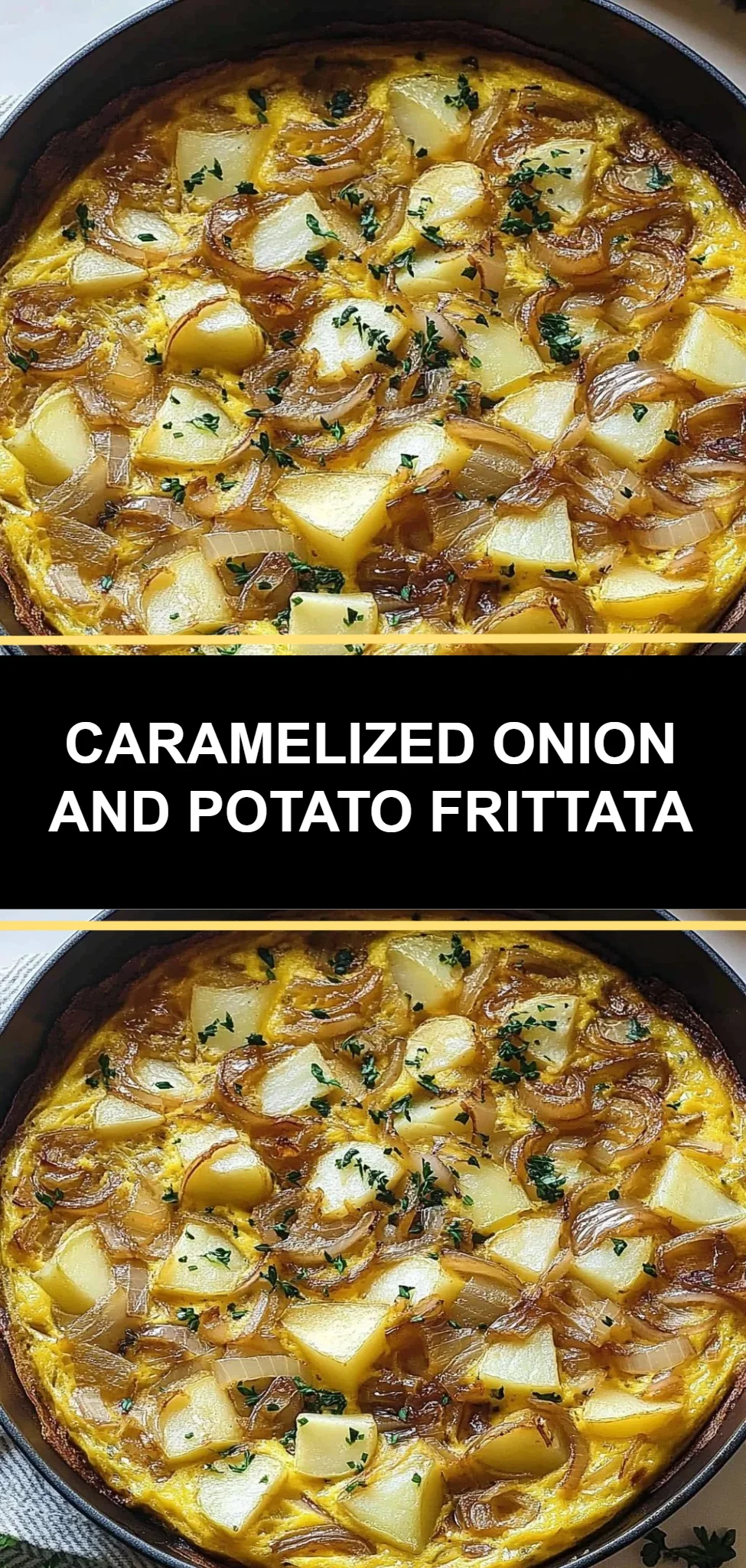 Caramelized Onion and Potato Frittata