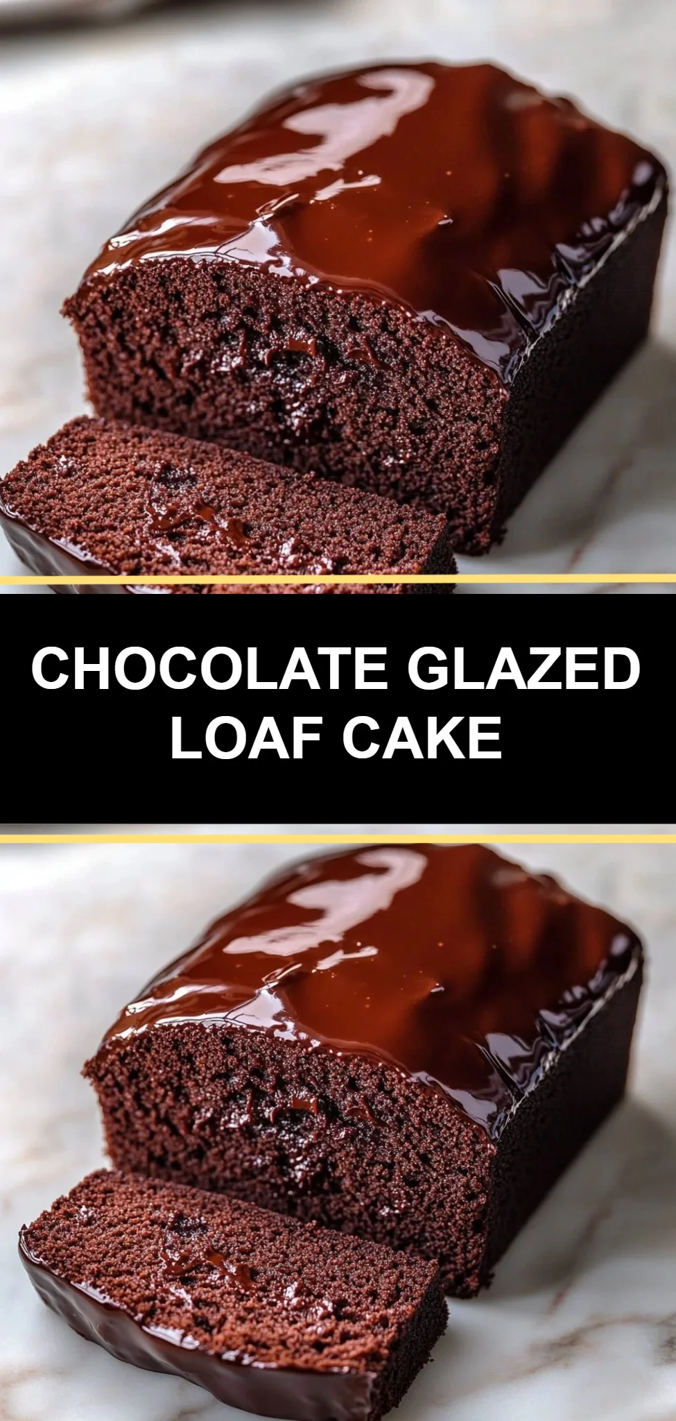 Chocolate Glazed Loaf Cake