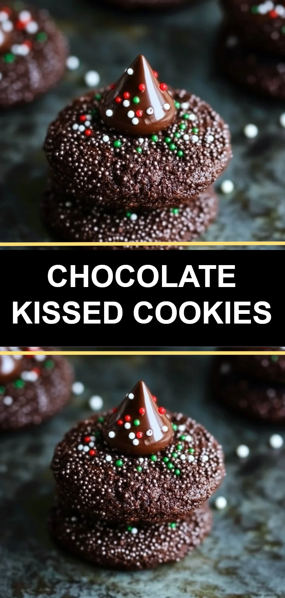 Chocolate Kissed Cookies