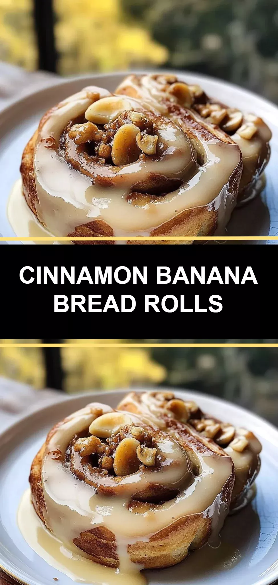 Cinnamon Banana Bread Rolls