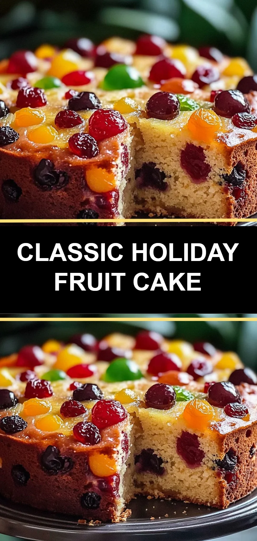 Classic Holiday Fruit Cake