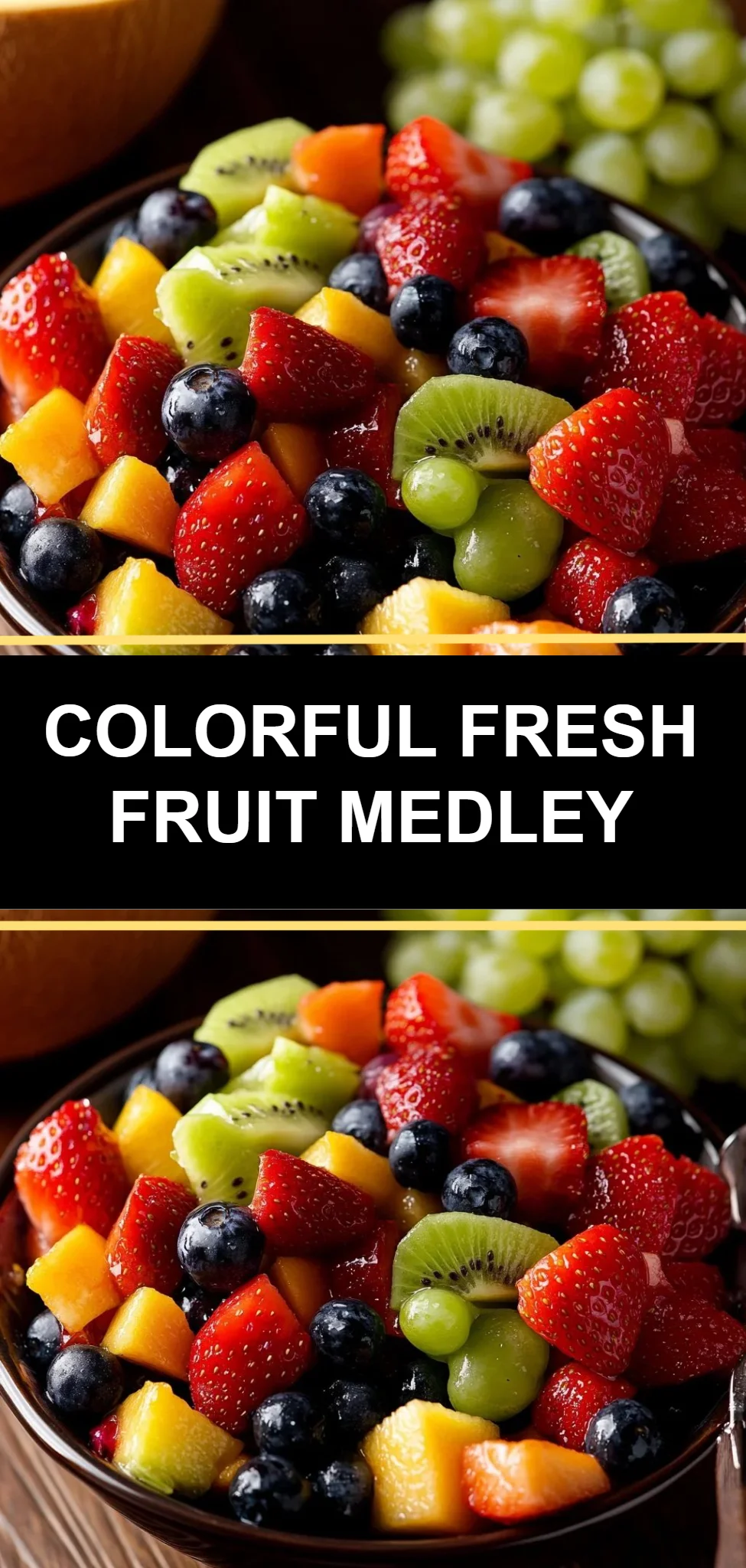Colorful Fresh Fruit Medley