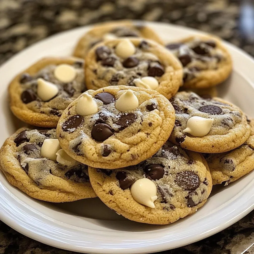 Delicious Cookies 'N' Cream Cookies featuring chocolate and cream.