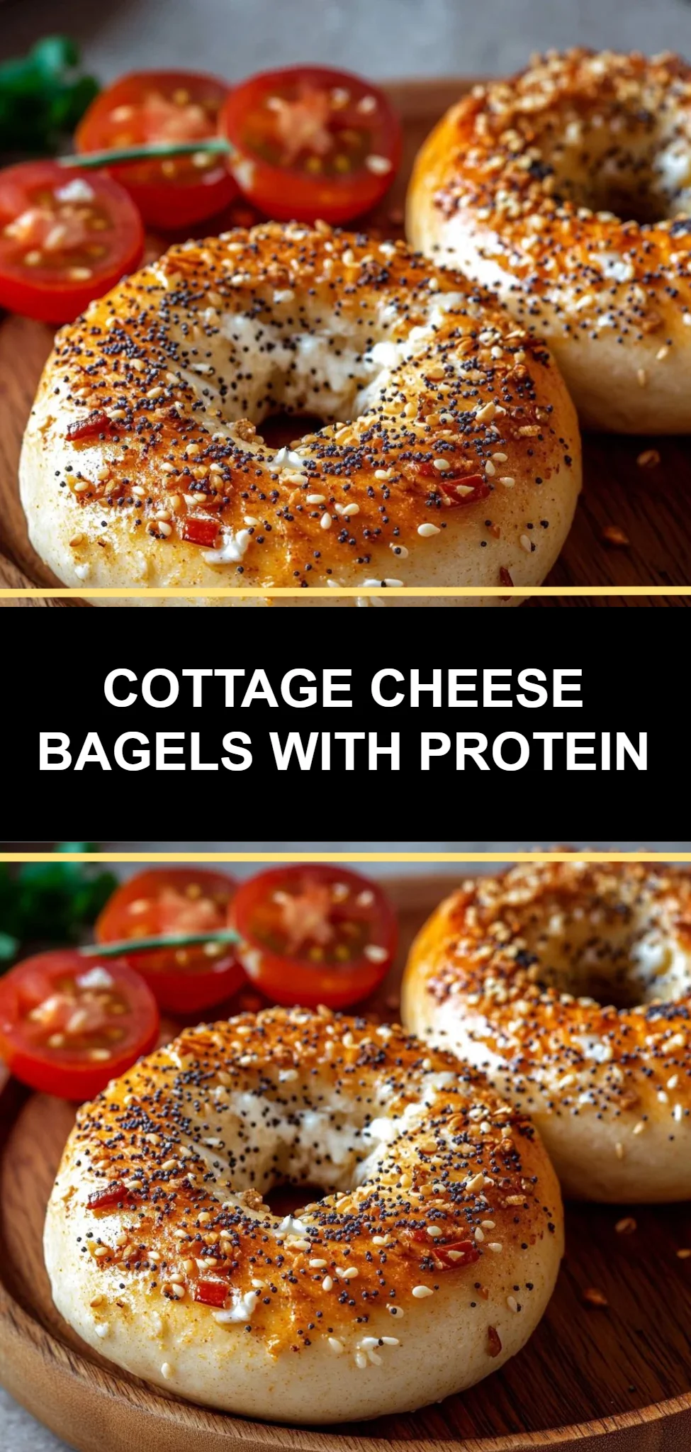 Cottage Cheese Bagels with Protein