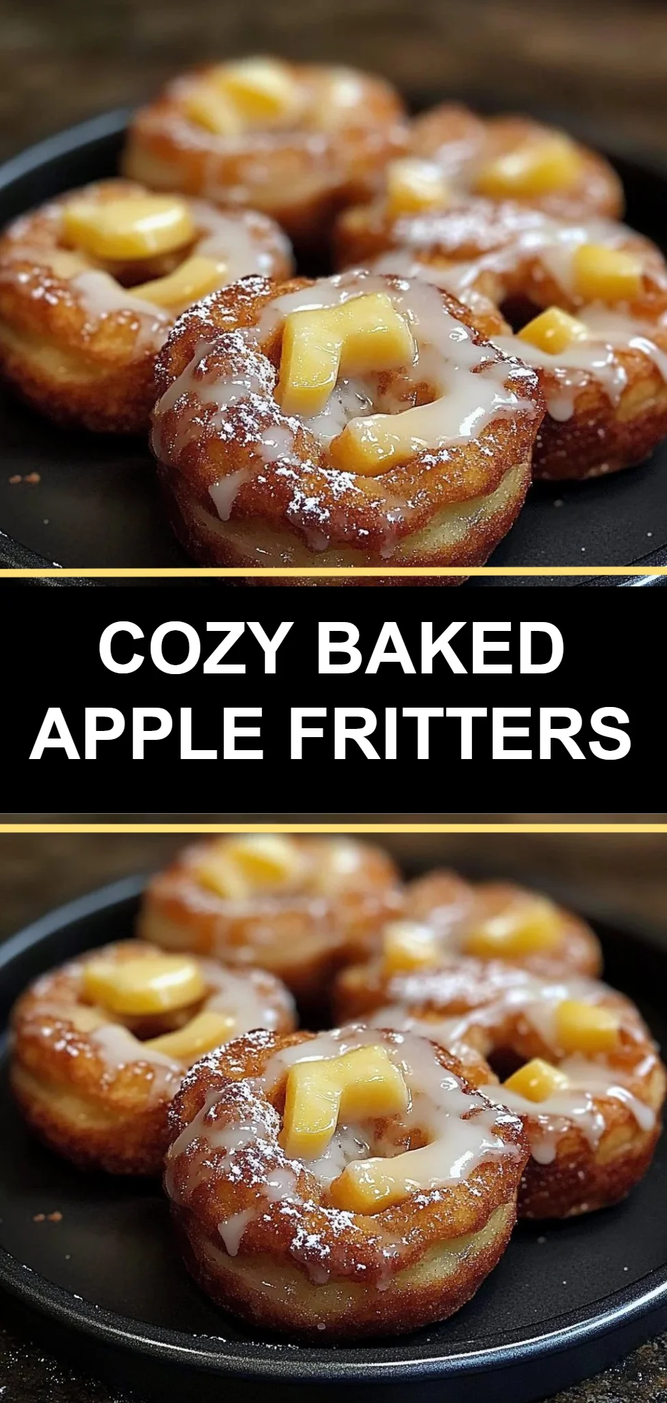 Cozy Baked Apple Fritters