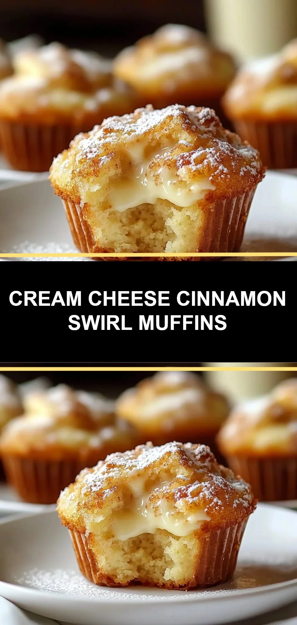 Cream Cheese Cinnamon Swirl Muffins