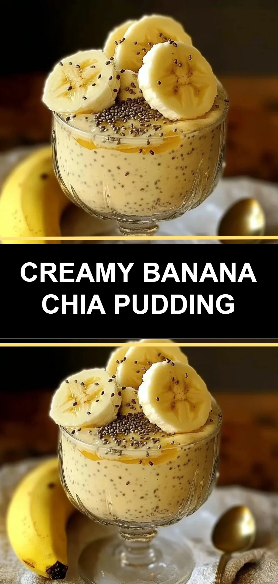 Creamy Banana Chia Pudding