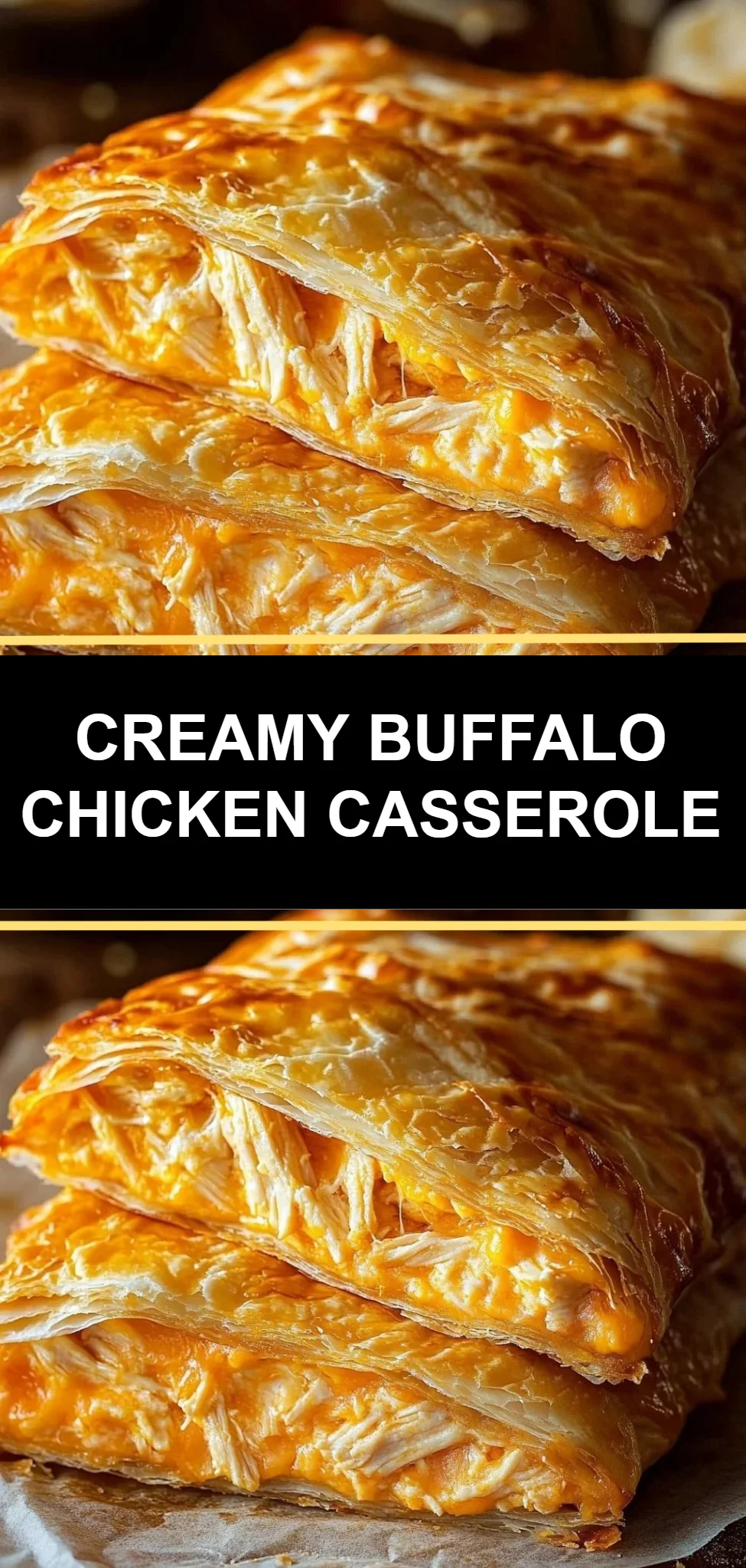 Creamy Buffalo Chicken Casserole