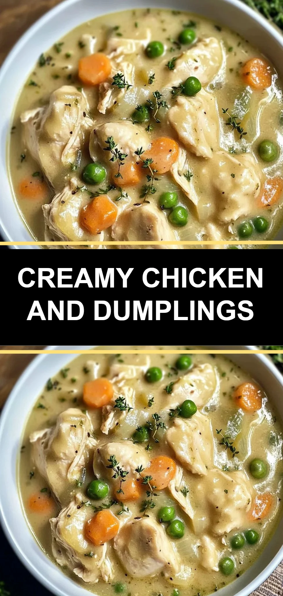 Creamy Chicken and Dumplings