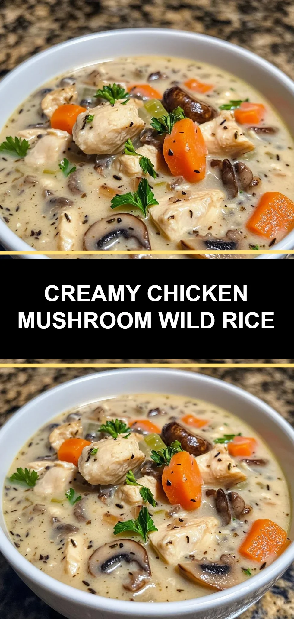Creamy Chicken Mushroom Wild Rice