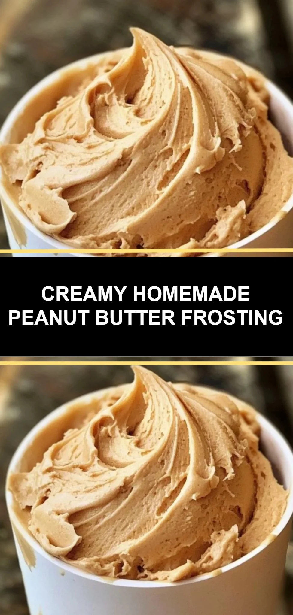 Creamy Homemade Peanut Butter Frosting