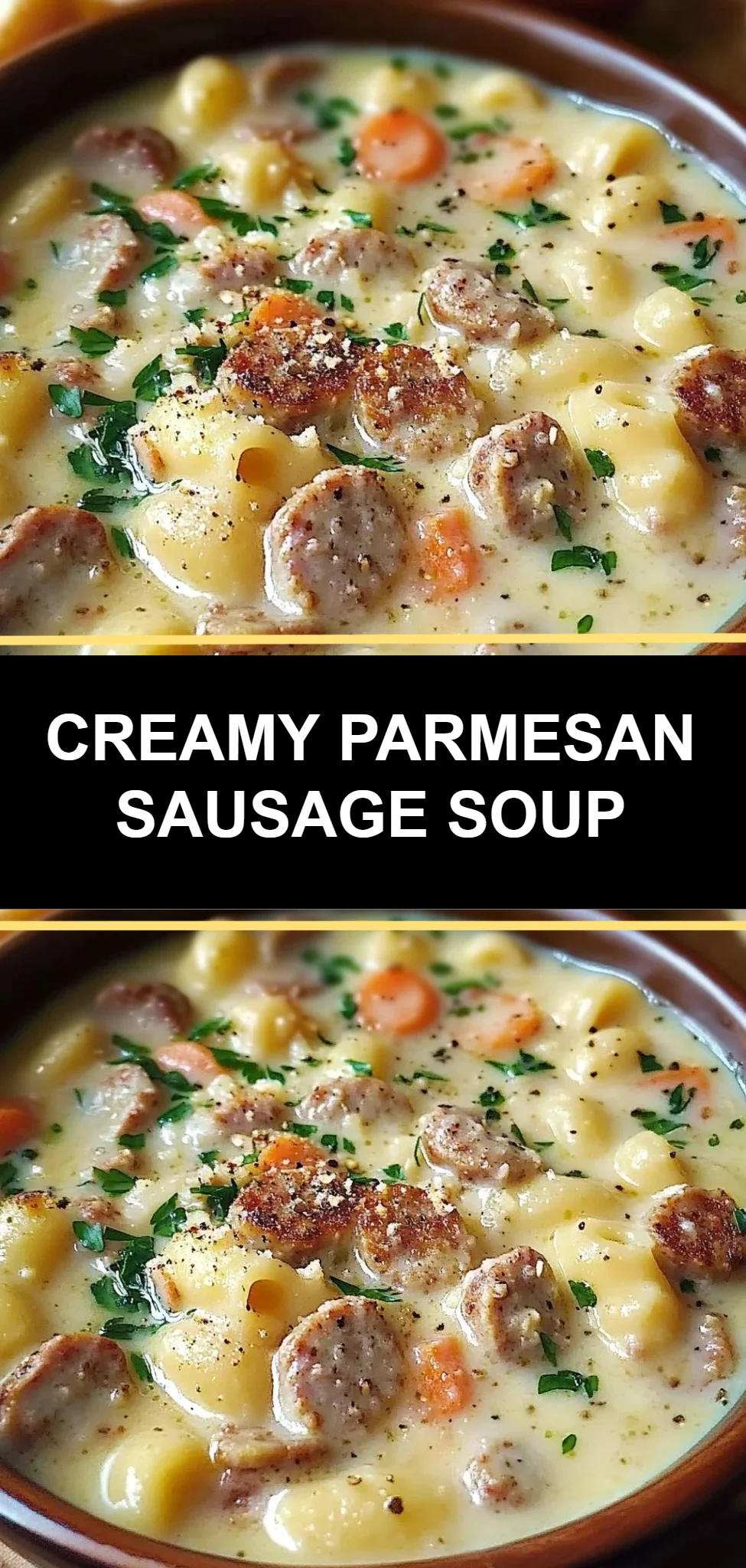 Creamy Parmesan Sausage Soup