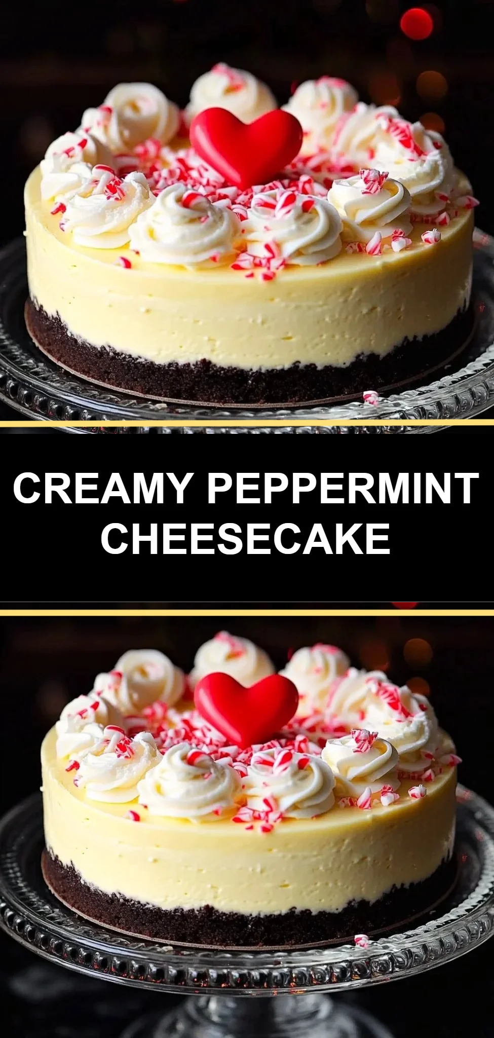 Creamy Peppermint Cheesecake