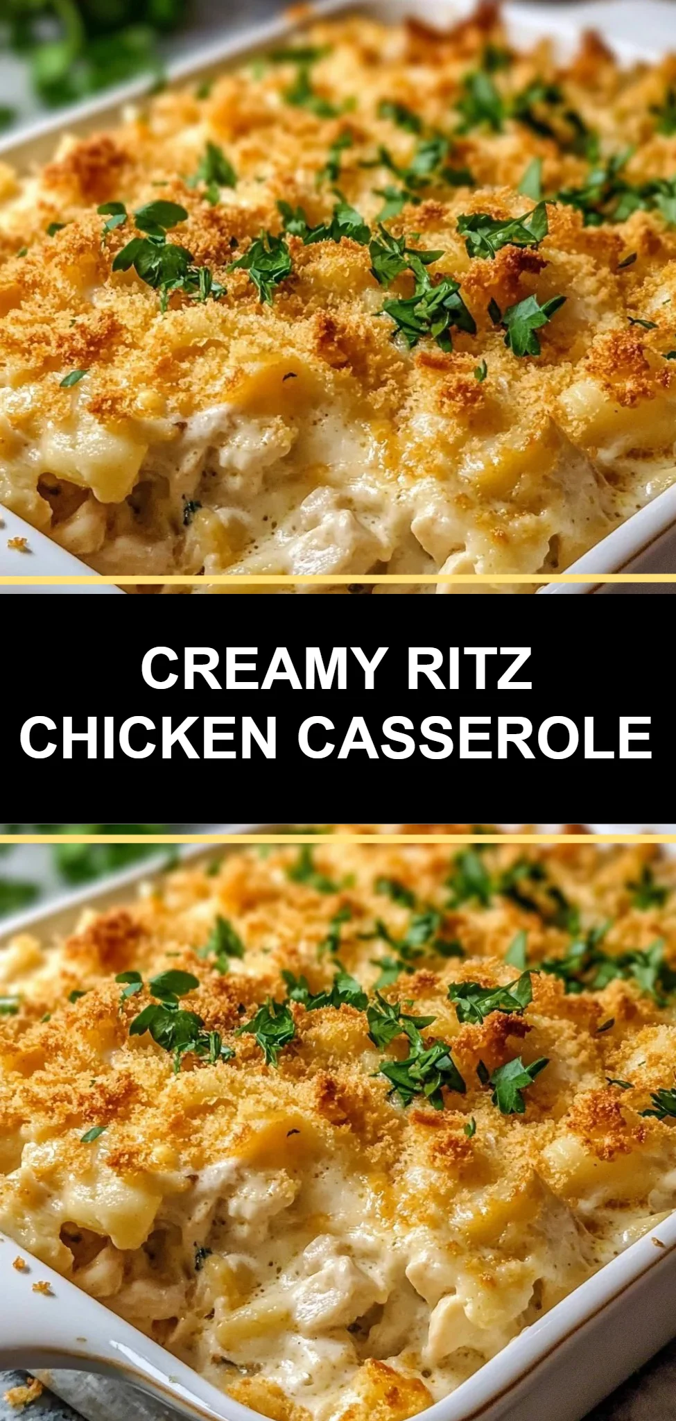 Creamy Ritz Chicken Casserole