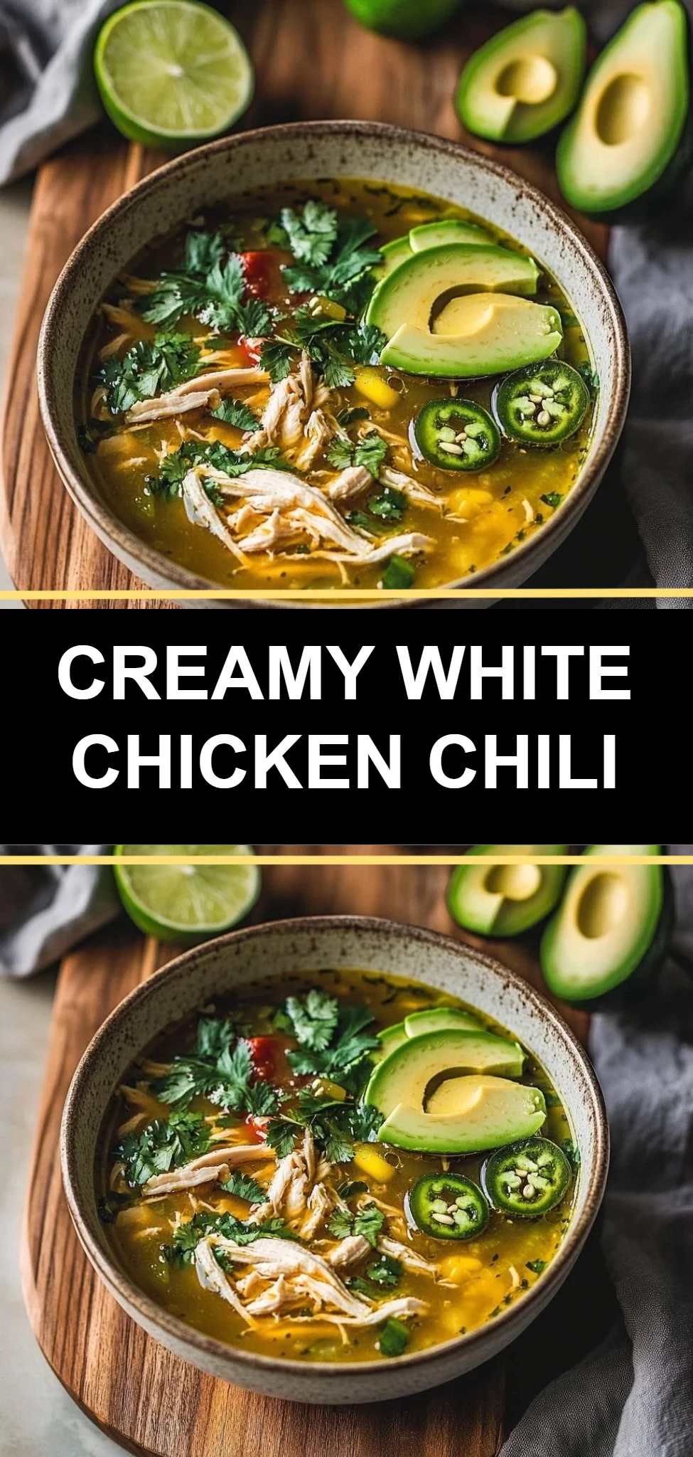 Creamy White Chicken Chili