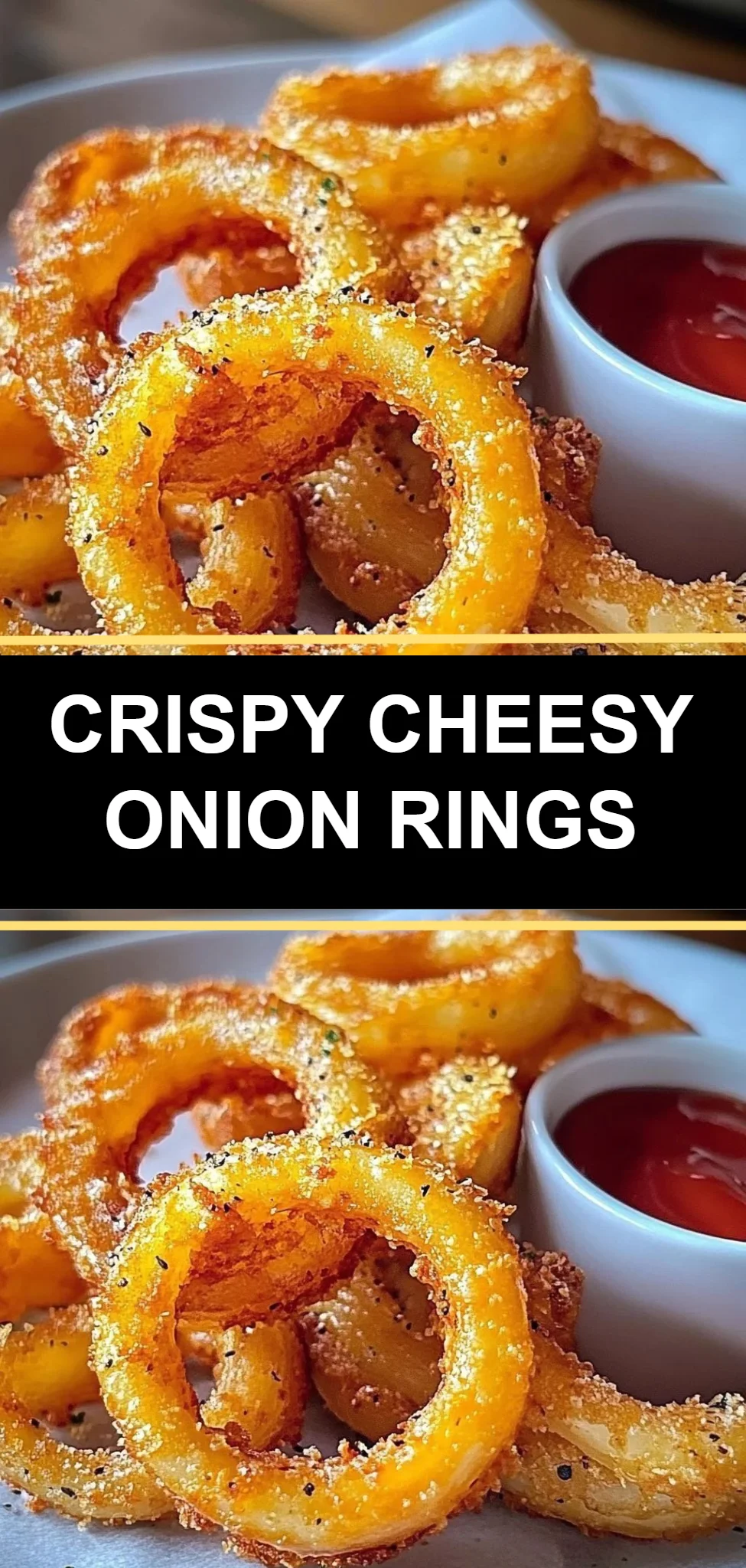 Crispy Cheesy Onion Rings