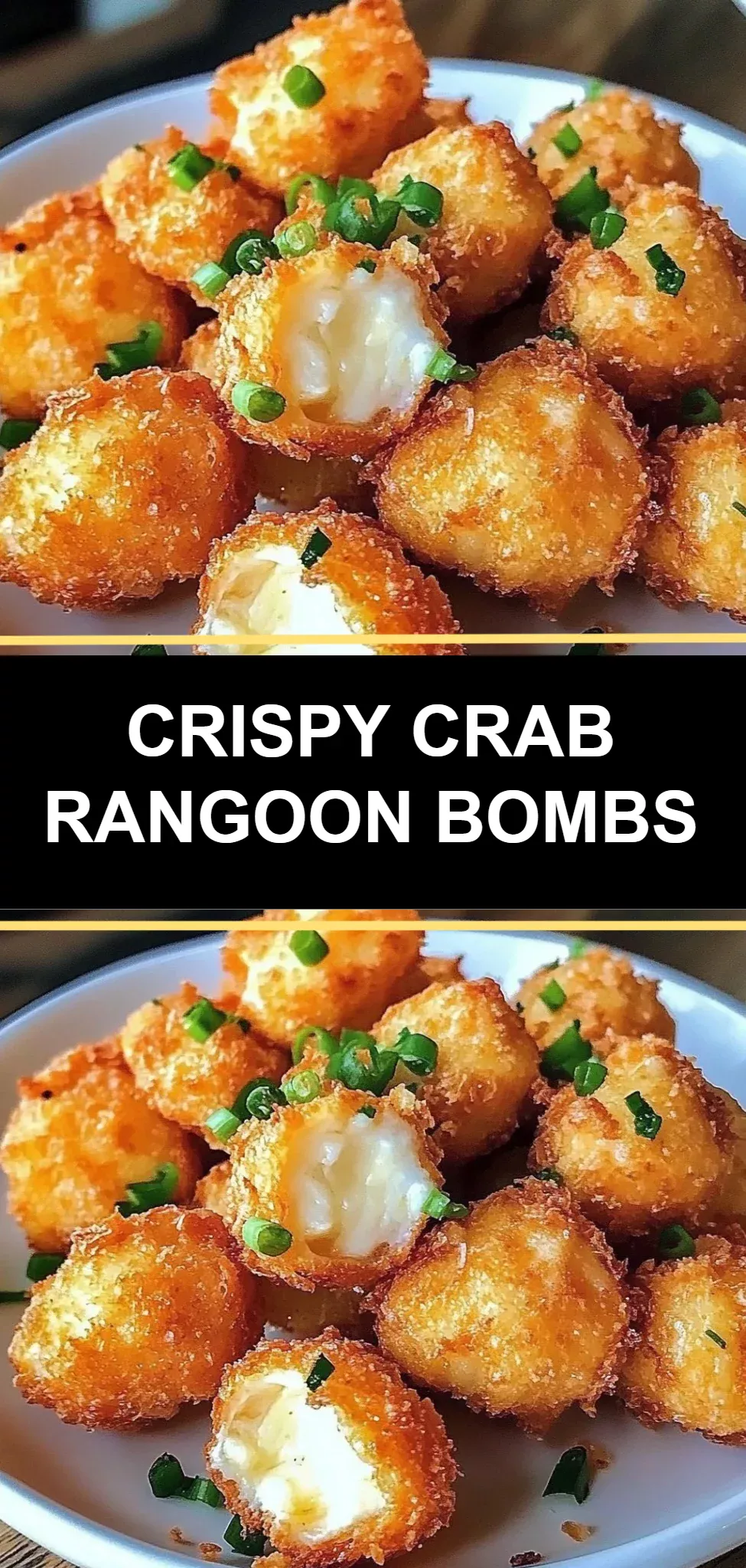 Crispy Crab Rangoon Bombs