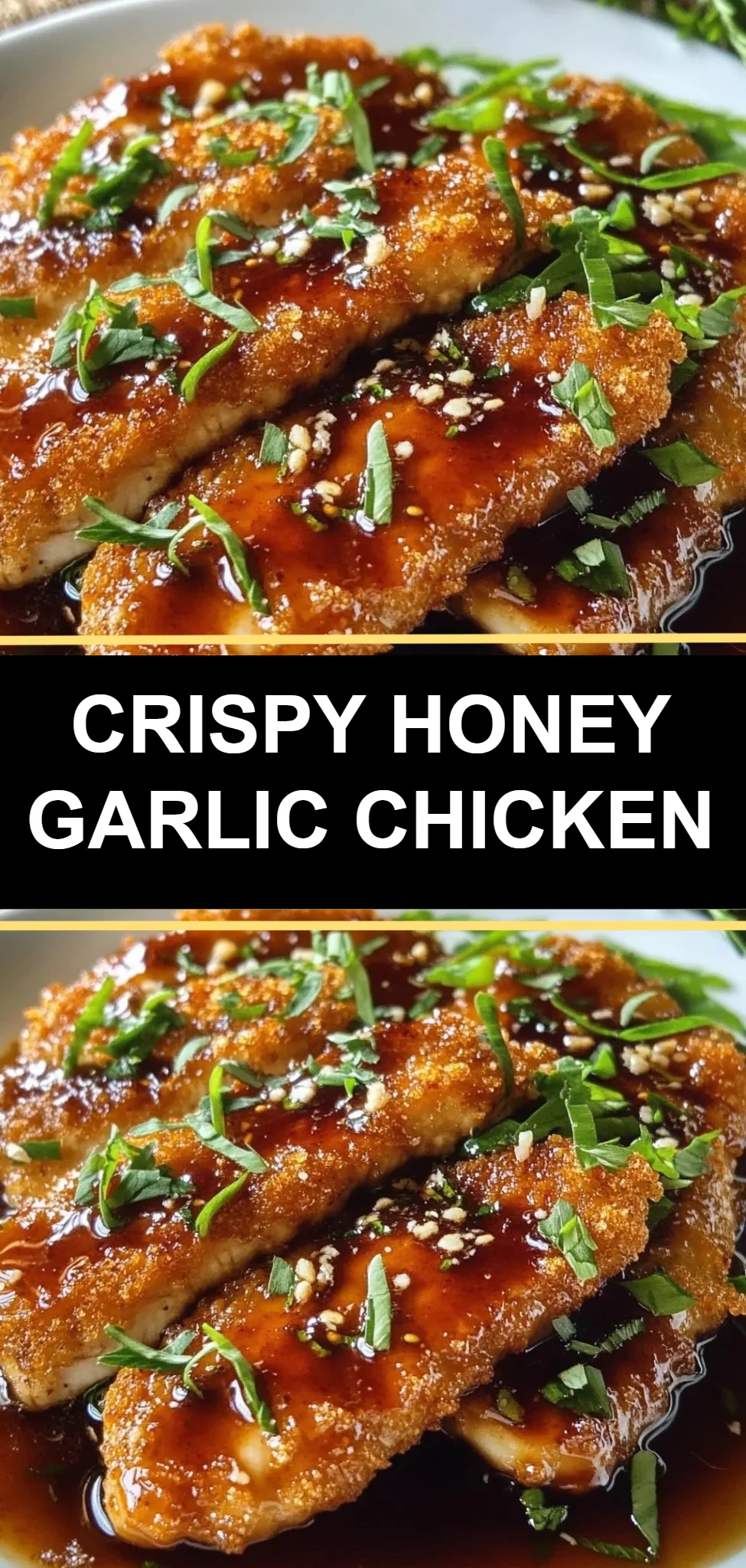Crispy Honey Garlic Chicken