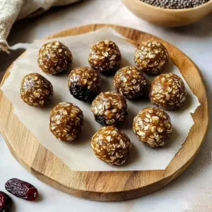 Homemade Dates and Nuts Energy Bites for a healthy snack