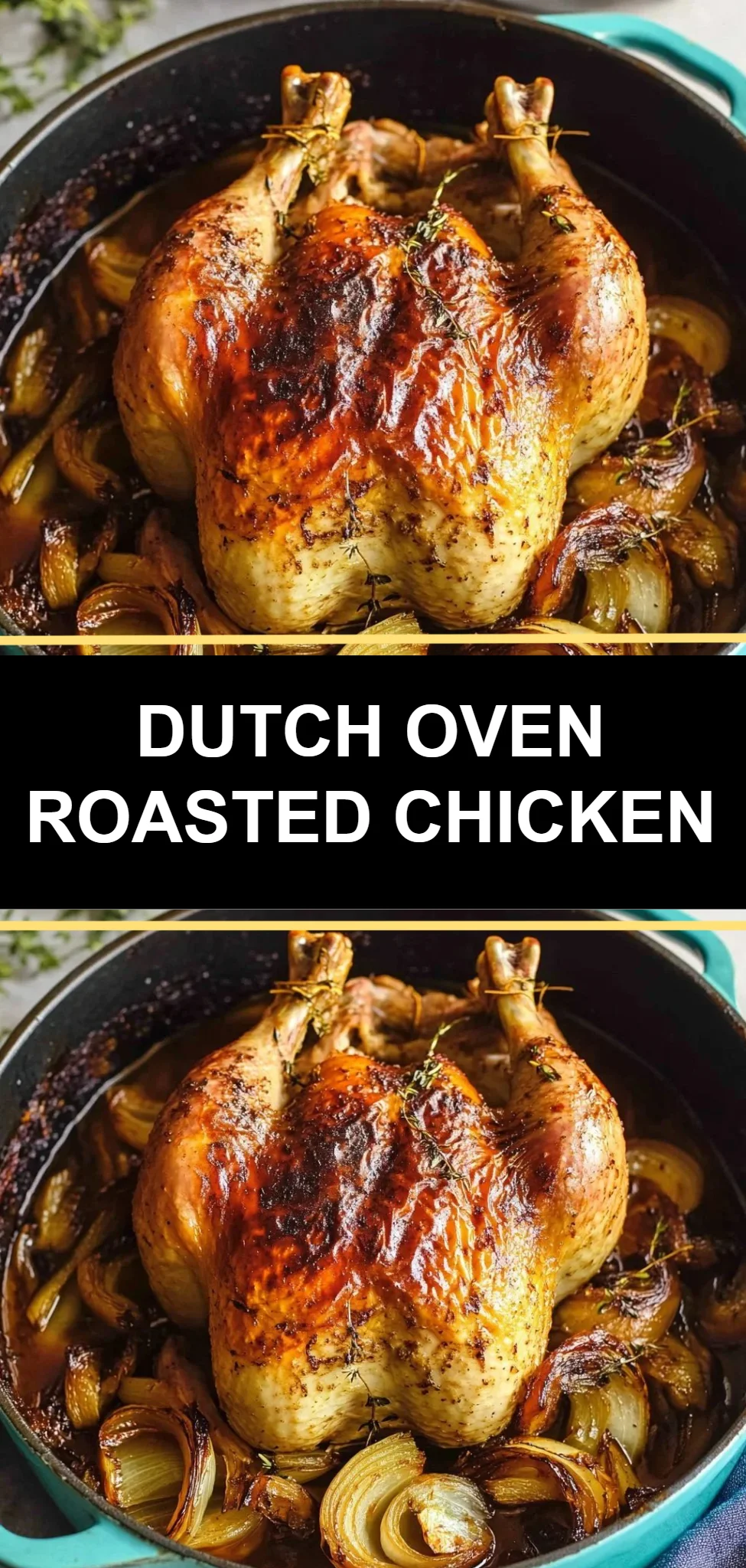 Dutch Oven Roasted Chicken
