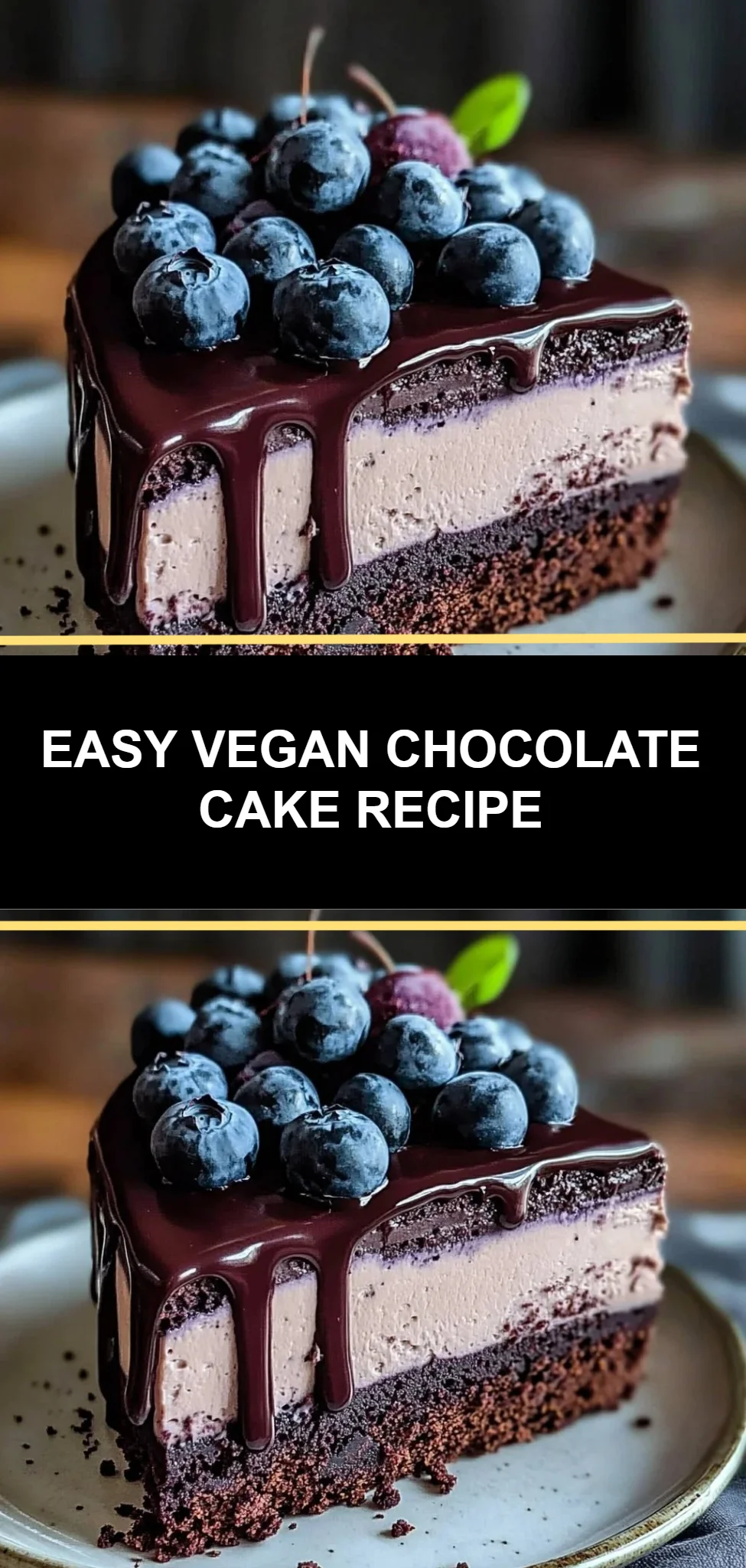 Easy Vegan Chocolate Cake Recipe