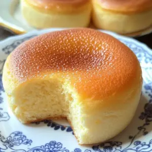 Delicious Eggy Chinese Cake topped with icing and served on a plate.