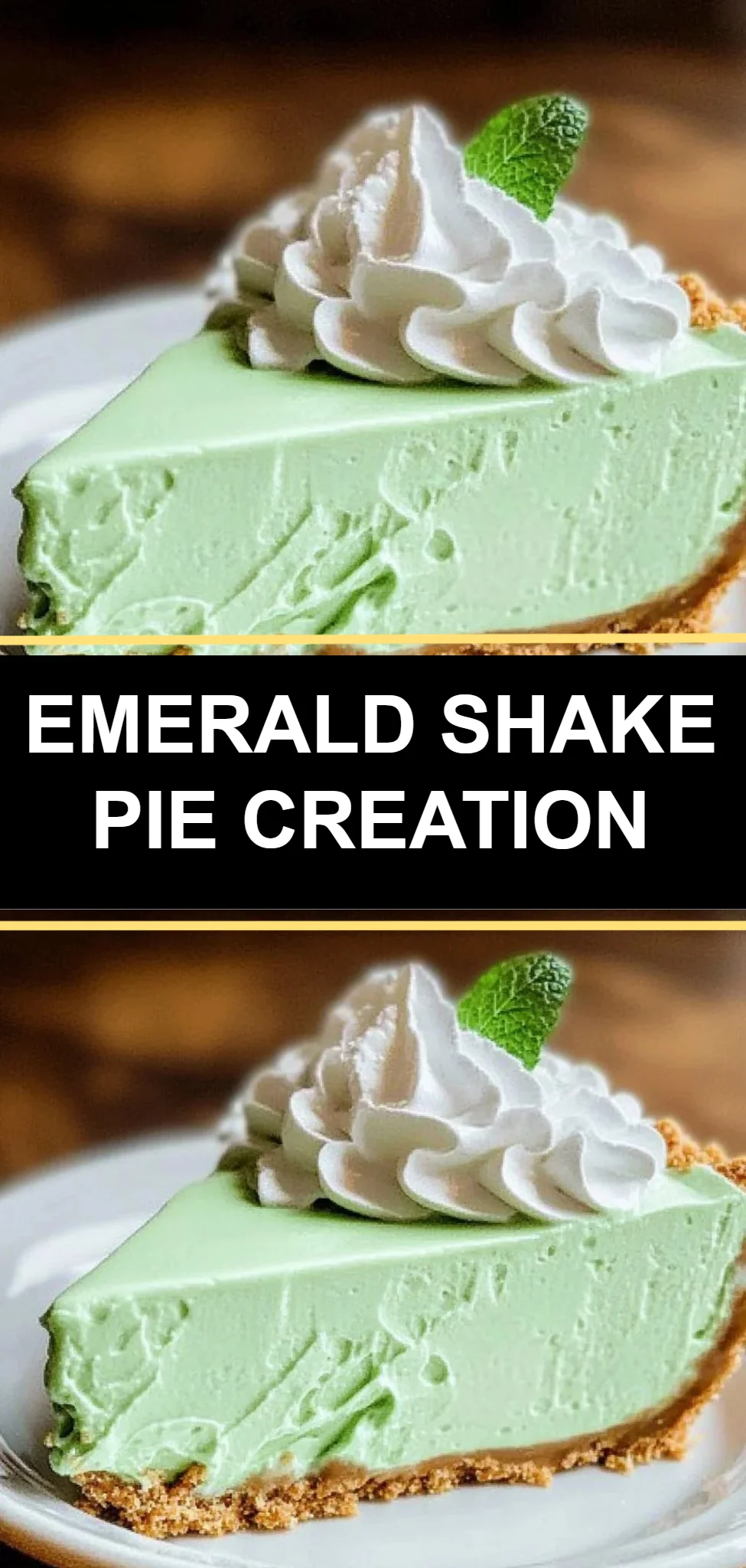 Emerald Shake Pie Creation