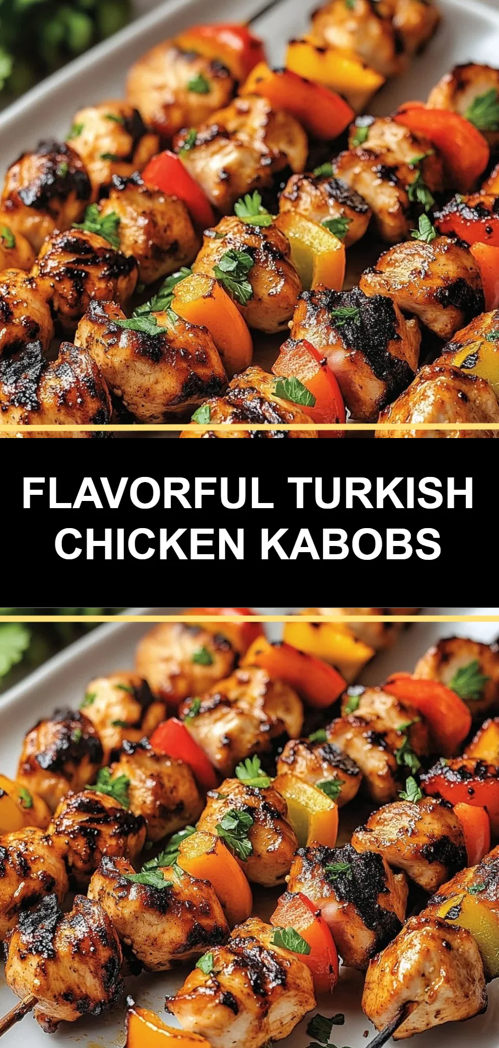 Flavorful Turkish Chicken Kabobs