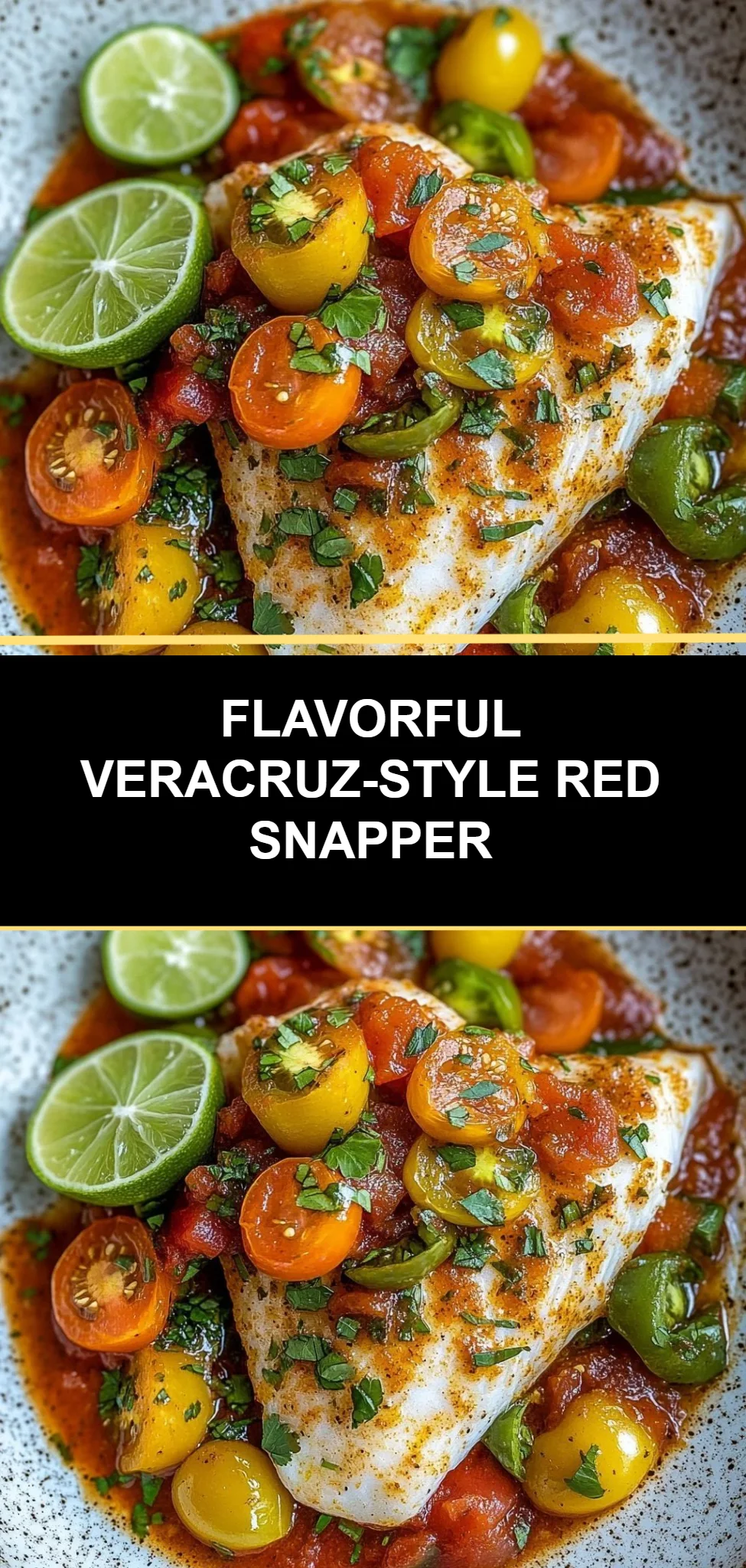 Flavorful Veracruz-Style Red Snapper