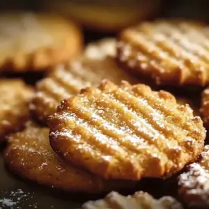 French butter cookies with sea salt displayed on a plate