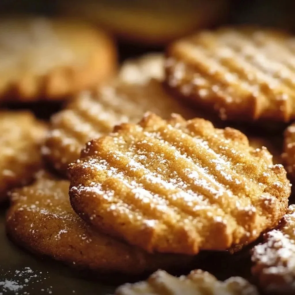 French butter cookies with sea salt displayed on a plate