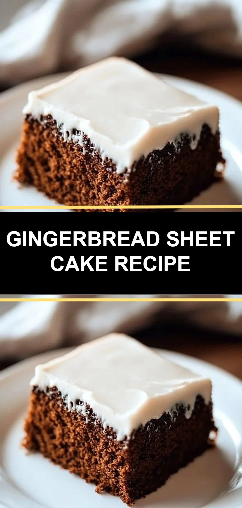 Gingerbread Sheet Cake Recipe