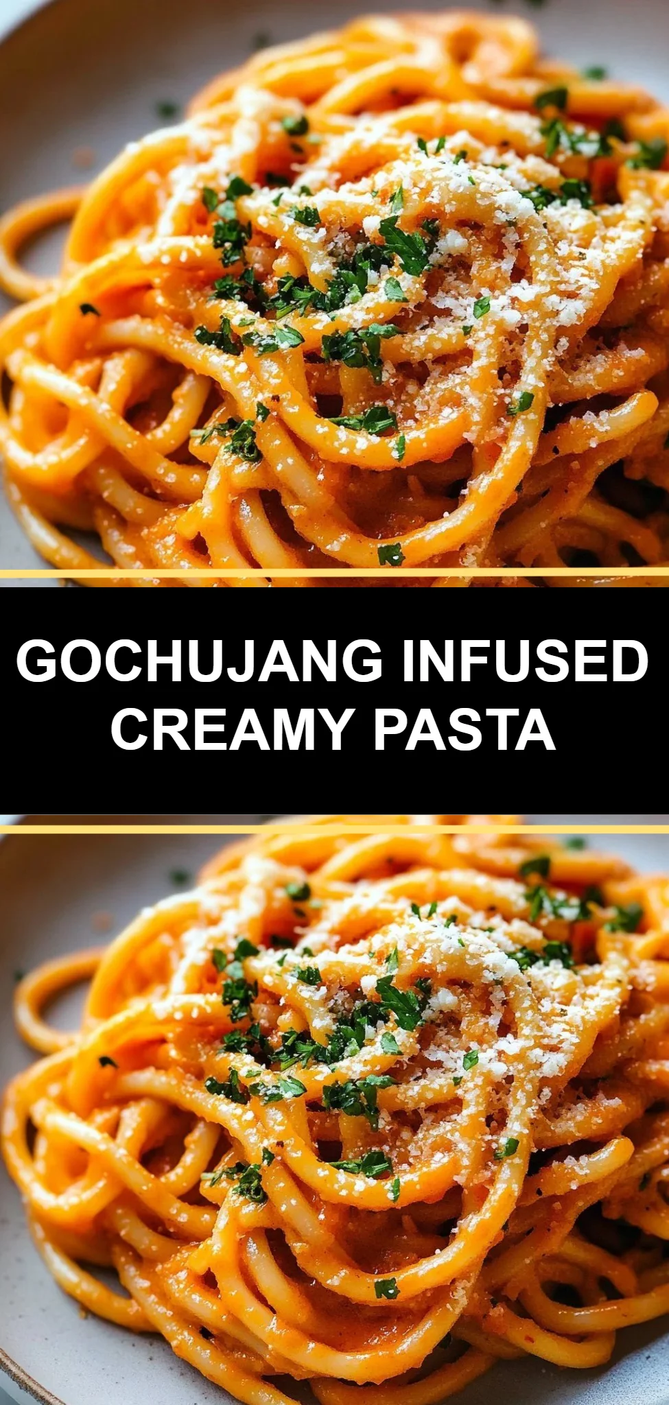 Gochujang Infused Creamy Pasta