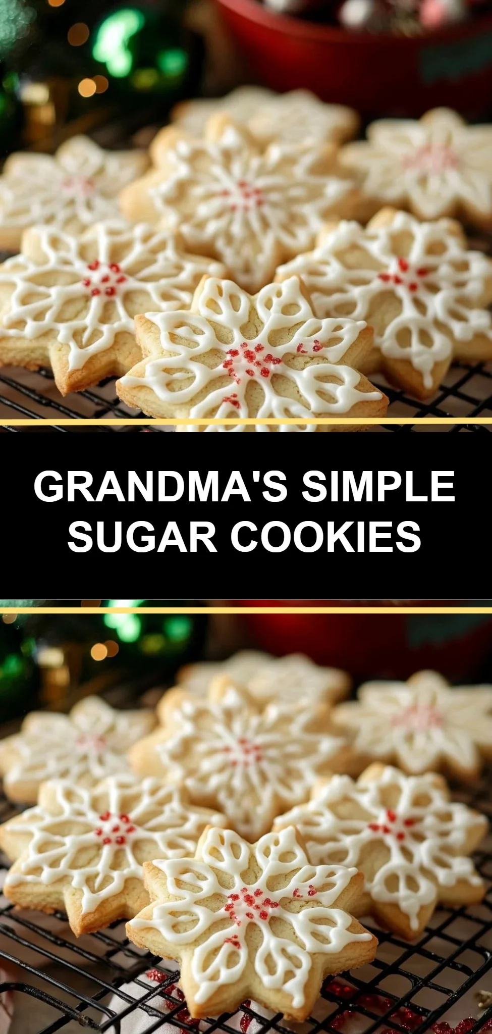 Grandma's Simple Sugar Cookies