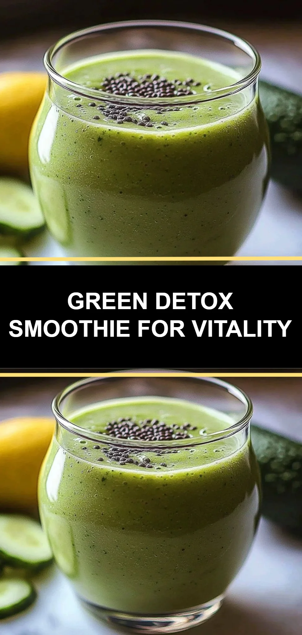 Green Detox Smoothie for Vitality