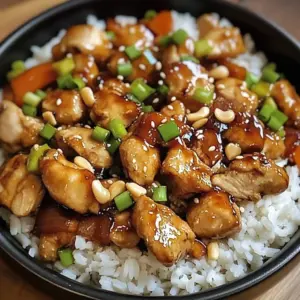 Hibachi Chicken and Rice Skillet dish with vibrant vegetables and grilled chicken.