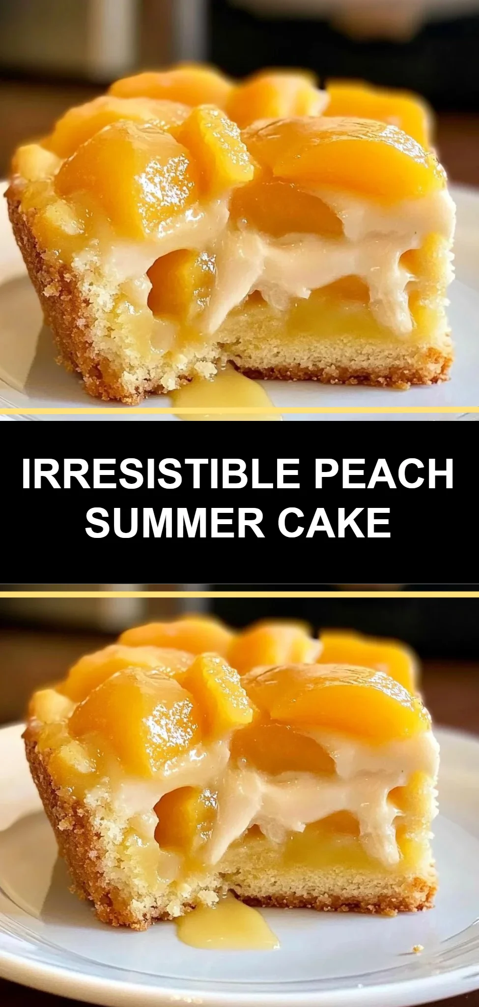 Irresistible Peach Summer Cake