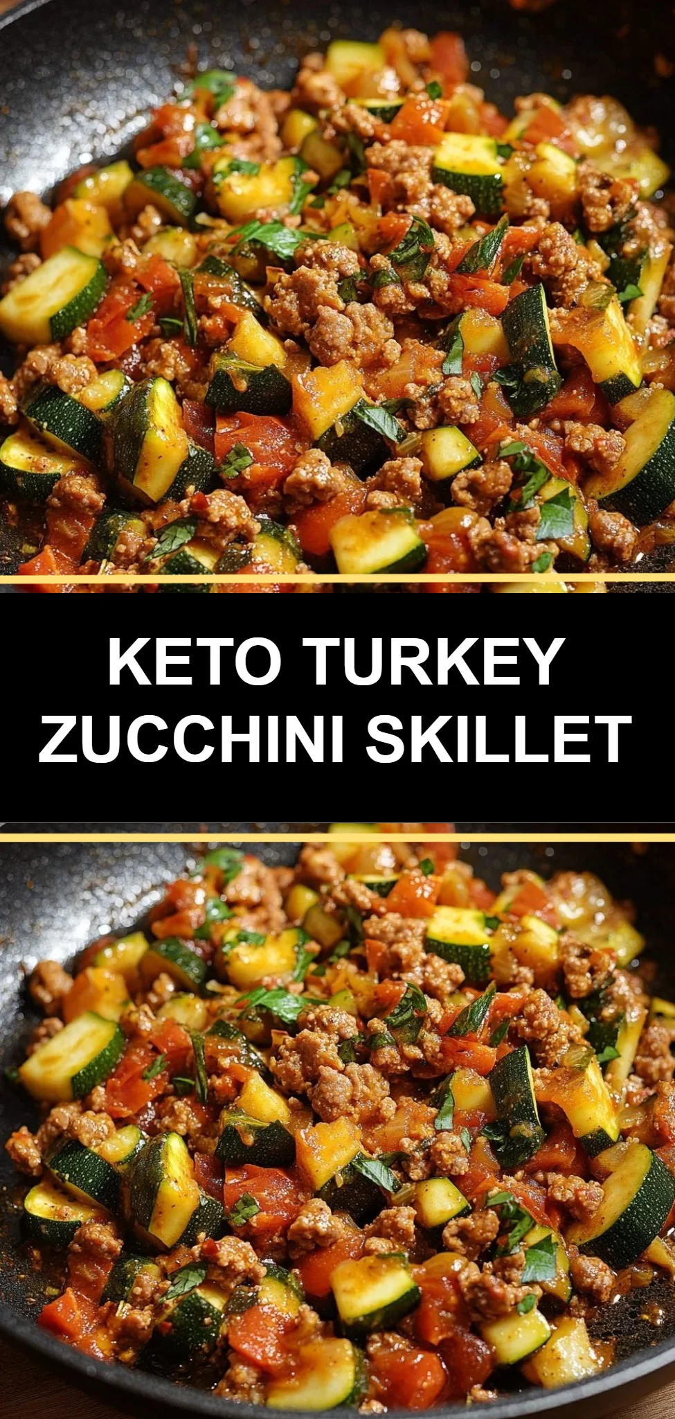 Keto Turkey Zucchini Skillet