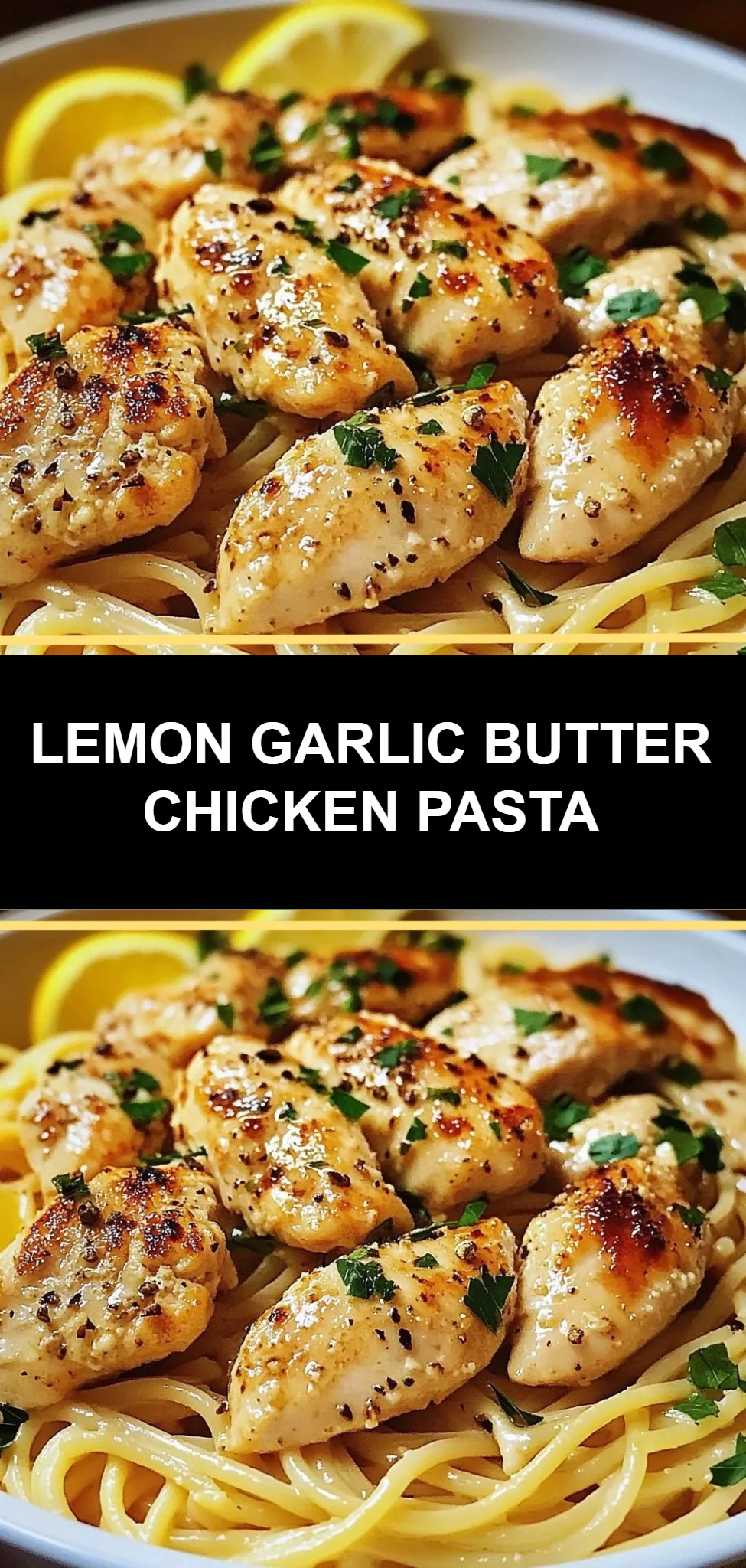 Lemon Garlic Butter Chicken Pasta